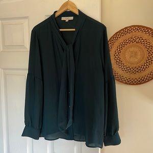 Loft Button Down Blouse